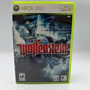 Wolfenstein Xbox 360 Activision 2009 Video Game CIB Complete with Manual TESTED
